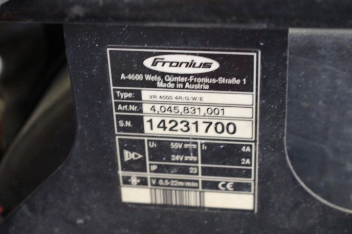 482933-6 Water-cooled MIG welding Fronius Vario Synergic 4000