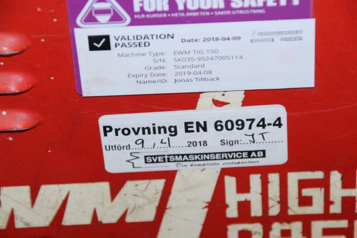 482156-2 Tigsvets EWM TIG 150
