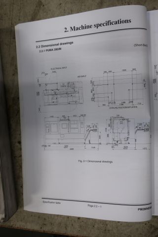 469282-17 CNC lathe Doosan Puma 280 LM *Updated information*