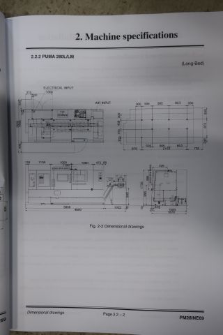469282-18 CNC lathe Doosan Puma 280 LM *Updated information*