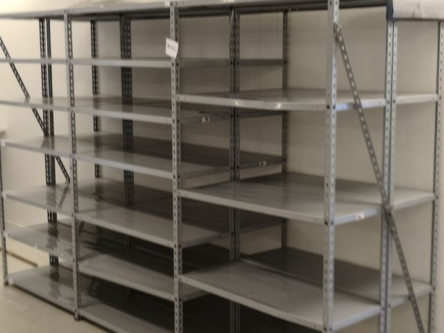 484762-2 Verkstadshyllor 6 sektioner 38 st hyllor