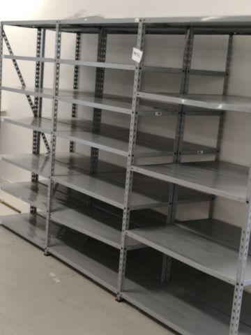 484762-3 Verkstadshyllor 6 sektioner 38 st hyllor