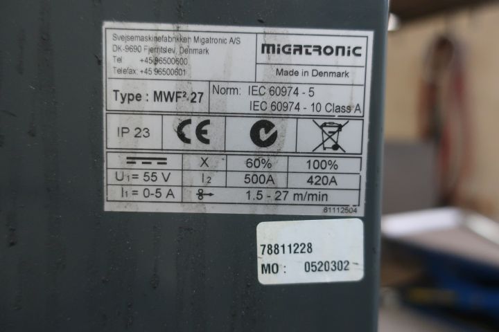 484193-9 Migatronic Omega 2 550 / MWF27