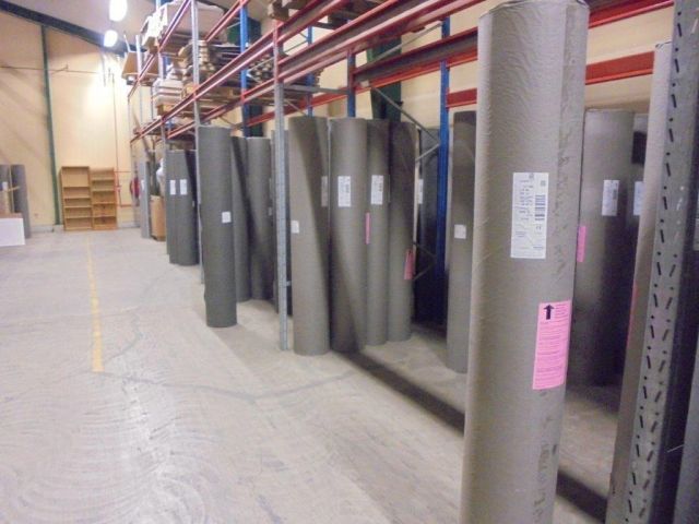 484842-4 Stort parti med DLW Flooring Linoleumgolv och tillhörande svetstråd