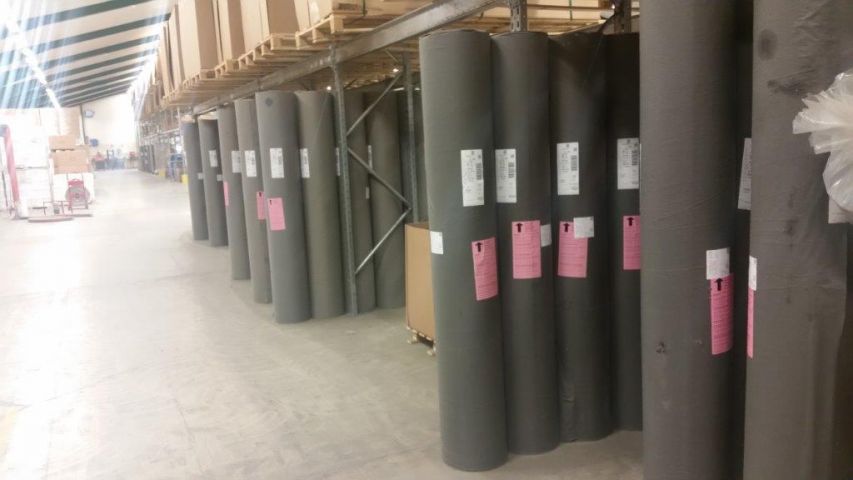 484842-5 Stort parti med DLW Flooring Linoleumgolv och tillhörande svetstråd