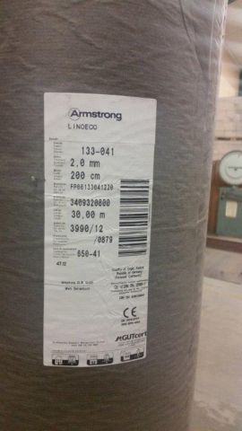 484842-13 Stort parti med DLW Flooring Linoleumgolv och tillhörande svetstråd