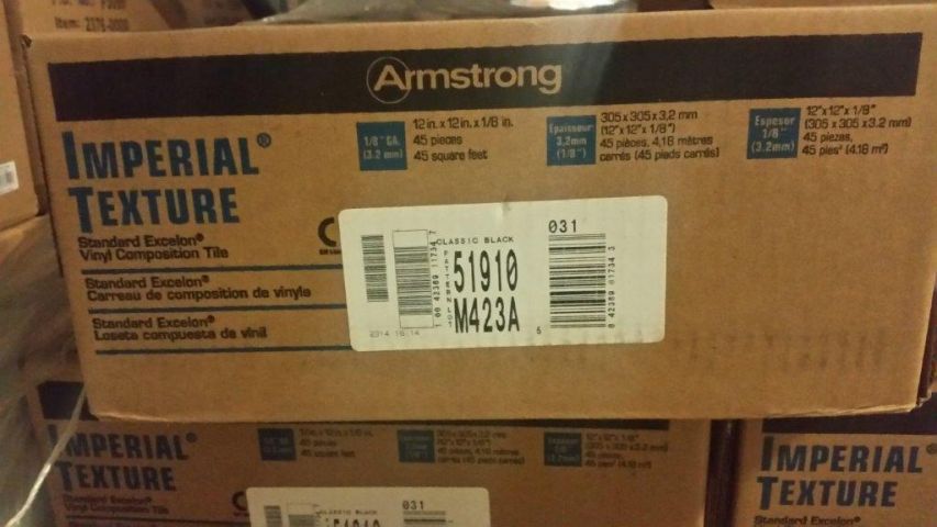 484842-17 Stort parti med DLW Flooring Linoleumgolv och tillhörande svetstråd