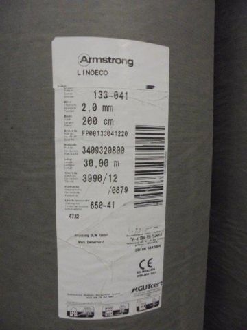 484842-12 Stort parti med DLW Flooring Linoleumgolv och tillhörande svetstråd