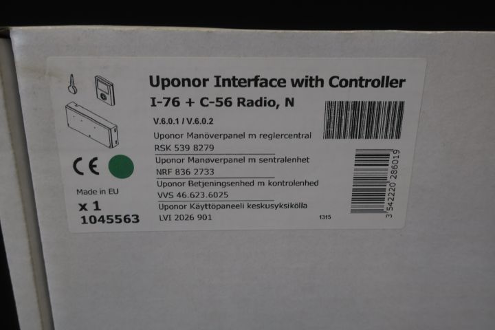 483615-3 Control / Control Panel Uponor I-76 + C-56 Radio, N