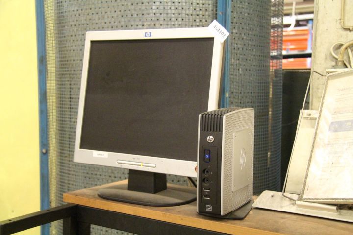 484102-4 Tunn klient, wifipuck, laserskrivare, skärm