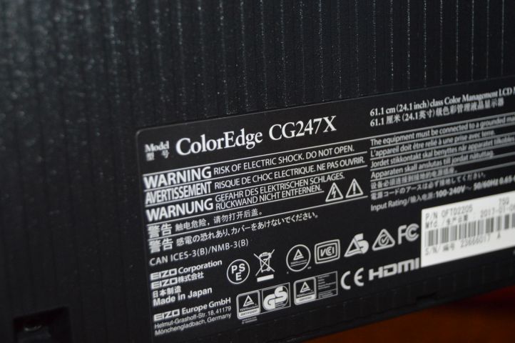 419750-4 Screen 24 inches Eizo