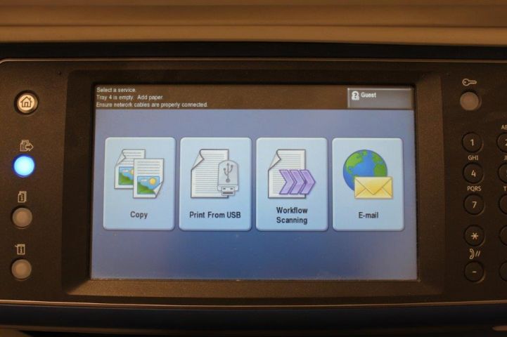 485203-21 Multifunction Printer Xerox Workcentre 7530