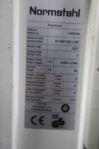 484687-4 10 Garage Doors Normstahl