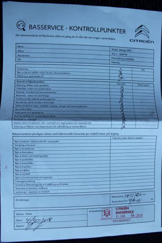 433605-32 Lemon Berlingo Family II 1.6i (110hk) 2007