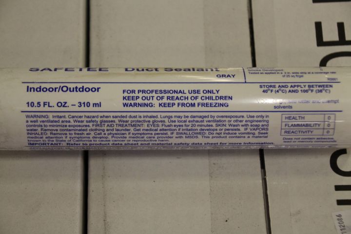 485407-5 Glues / sealants Foster Safetee Duct Sealant, about 848 tuber
