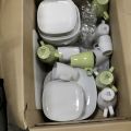 485490-7 Kitchen Utensils, Microwave, Coffee Maker, Dishware, Lamps