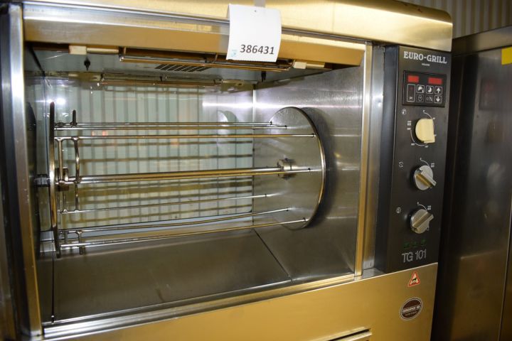 386431-2 Chicken grill with heater Tg 101 Eurogrill