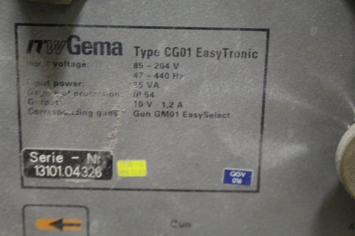 486063-4 Powder gun ITWGEMA, (insecure funk), compressor