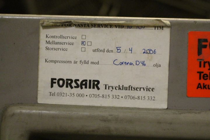 486085-10 Compressor Worthington, RLR60V7, tank, dryer