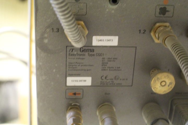 486116-4 Powder gun, Gema, CG01 EasytTonic