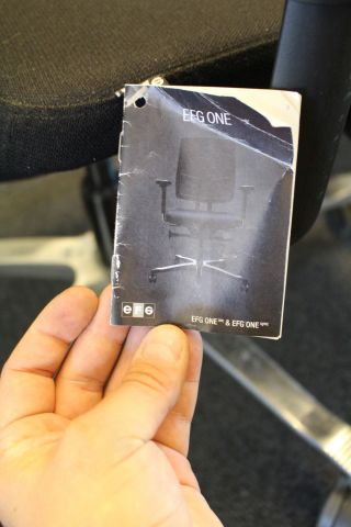 486924-4 Office workplace, desk, chair, EFG