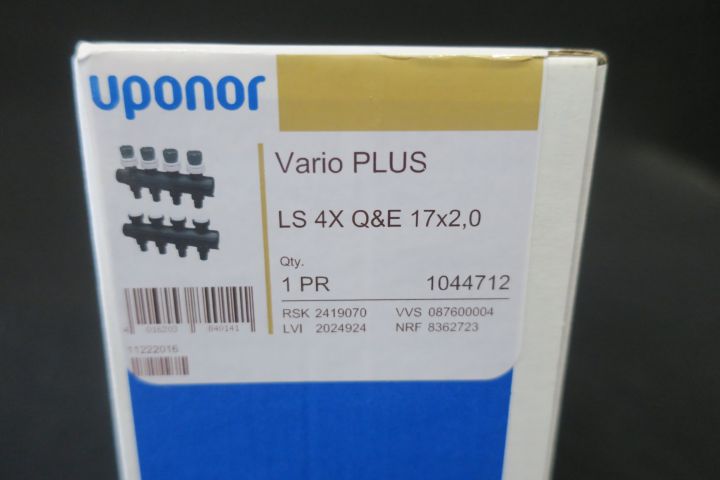 487613-3 Distributor of underfloor heating Uponor Vario Plus LS 4XQE 17x2.0