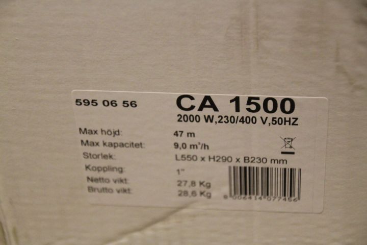 487848-3 Cast iron pump Altech, 2 pcs