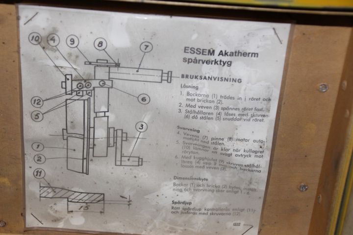 487886-2 Track tool Essem Akatherm