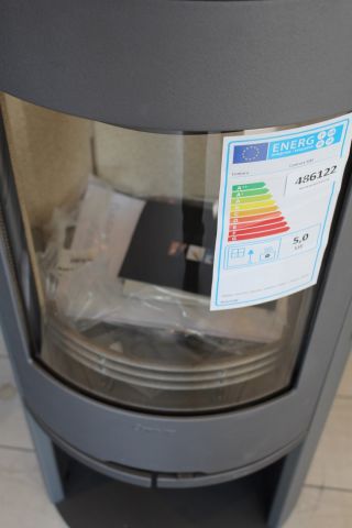 486122-4 Woodburning stove Contura 556, gray, new demoex