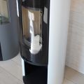 486123-2 Woodburning stove Contura 510, white, new demoex