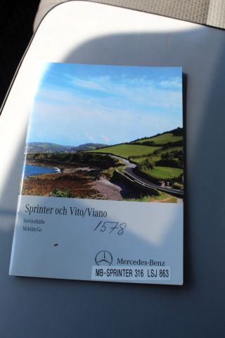 486210-41 Mercedes Sprinter 316 NGT Pickup / Chassis, Rear lift, (164330 km)