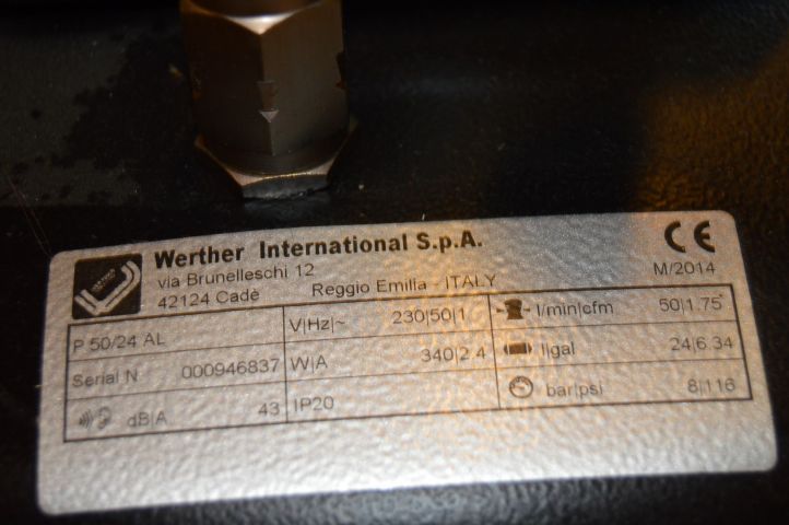 419763-7 Compressor Werther International P 50/24 AL