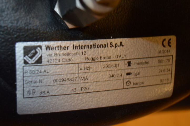 419763-4 Compressor Werther International P 50/24 AL