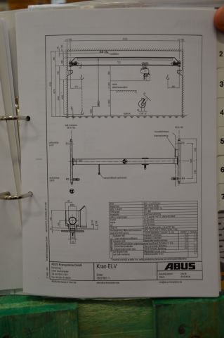 488900-12 Abus travers system 1000 kg