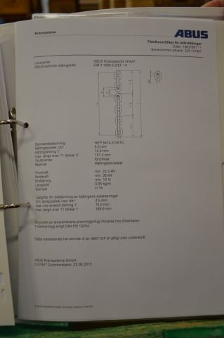 488900-15 Abus travers system 1000 kg