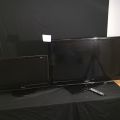 488784-1 40 inch Samsung TV and 27 inch samsung data screen