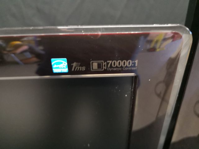 488784-9 40 inch Samsung TV and 27 inch samsung data screen