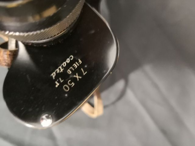 488793-5 Binoculars Vintage 7x50 Field 7.1 Cooted