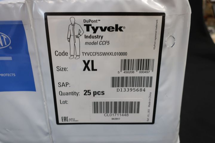 489494-2 Protective cover Tyvek CCF5 Strl. XL (25 pcs)