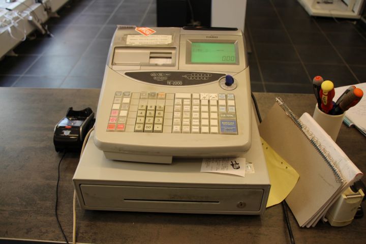 491419-1 Cash box Casio TE-2200 with card reader