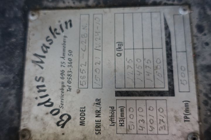 492377-6 4-wheel counterbalanced truck CAT EP16NT