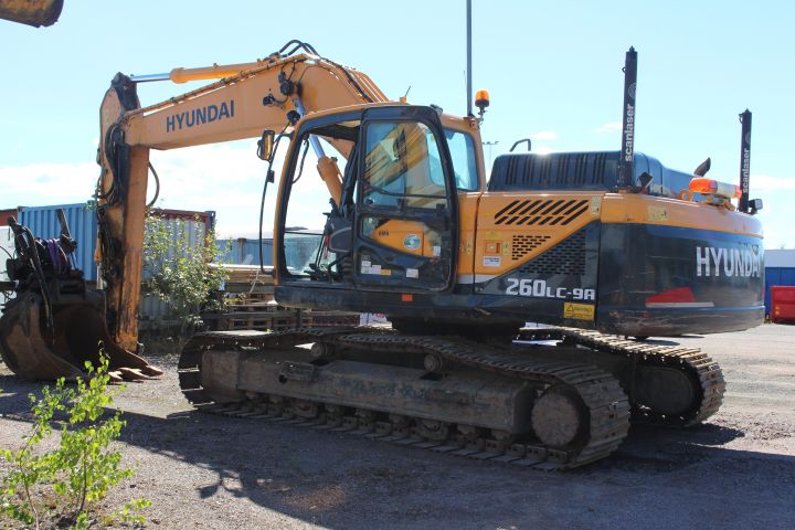 494406-6 Bandgrävare Hyundai R260LC-9A (3481h, rototilt) -15