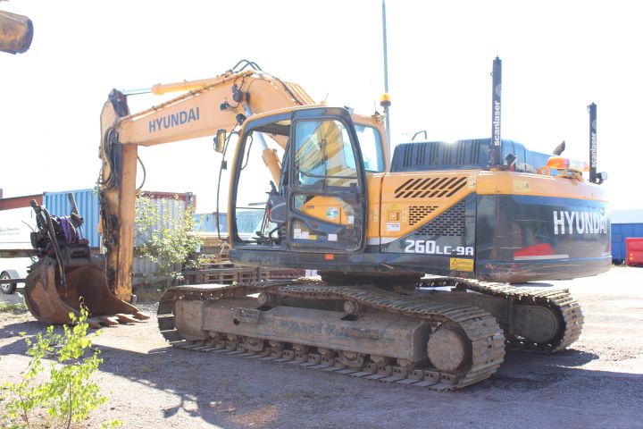 494406-7 Bandgrävare Hyundai R260LC-9A (3481h, rototilt) -15