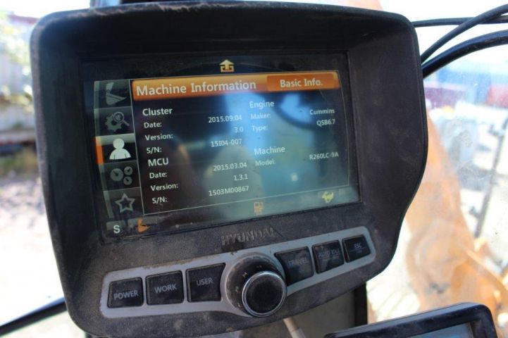 494406-46 Bandgrävare Hyundai R260LC-9A (3481h, rototilt) -15