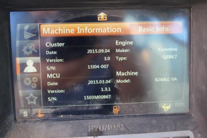 494406-47 Bandgrävare Hyundai R260LC-9A (3481h, rototilt) -15