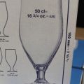 436461-5 24 Beer Glass Arcoroc 50 cl