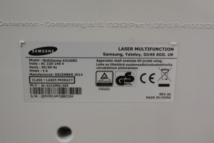 436481-10 Printer Samsung MultiXpress X4220RX