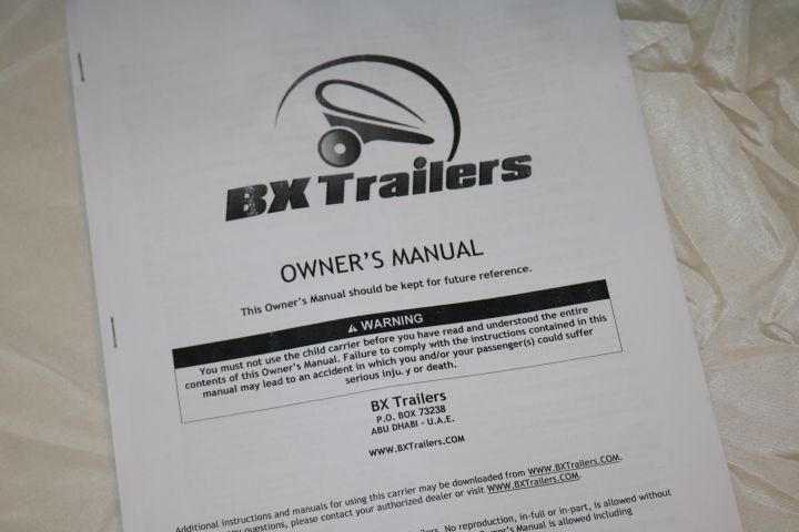 494564-9 Bike Trailer BX TRAILERS (new)