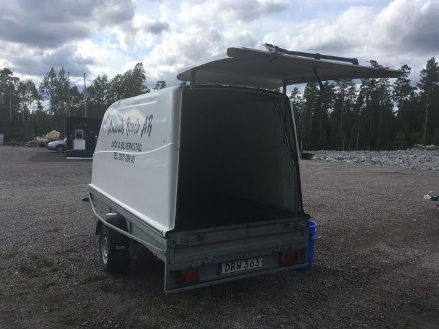 494248-5 Brenderup tipping trailer with cover 2015