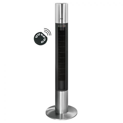 495150-1 AEG pillar fan T-VL 5537, remote control, metal / aluminum - Free shipping
